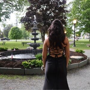 Faviana 11010 Black Prom Dress